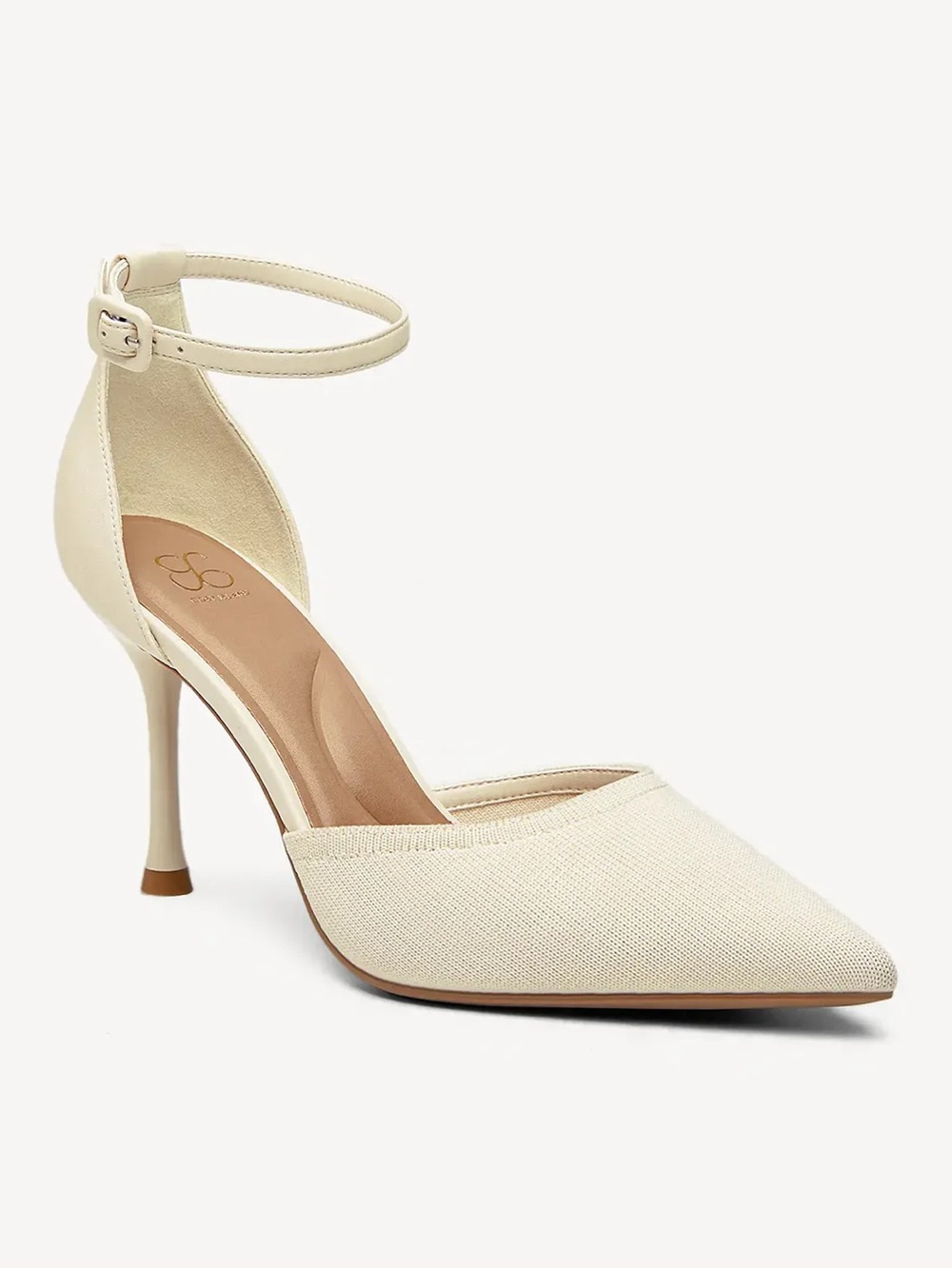 Cosy Island Strapped Pointed Toe Stiletto Pump